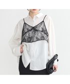 【アースミュージックアンドエコロジー/earth music&ecology】のSET2点レースビスチェ+シャツ Black|ID: prp329100004669350 ipo3291000000033761448