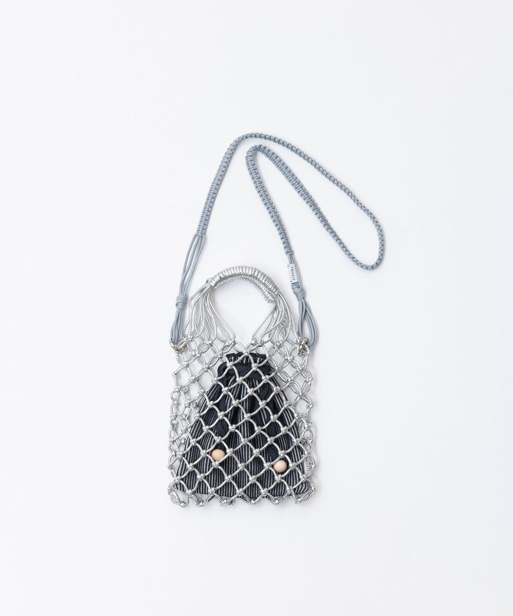 【トリコテ/Tricote】のマクラメミニショルダーバッグ【巾着ポーチ付き】 インテリア・キッズ・メンズ・レディースファッション・服の通販 founy(ファニー) ファッション Fashion レディースファッション Fashion for Women ポーチ&ミニバッグ Pouches & Mini Bags 巾着 Drawstring Bag, Kinchaku シルバー Silver, Metallic Silver タンブラー Tumbler, Travel Mug ハンド Hand, Handmade ポーチ Pouch, Small Case ラップ Wrap, Wrap Design 97CHARCOAL|ID: prp329100004669367 ipo3291000000033761518