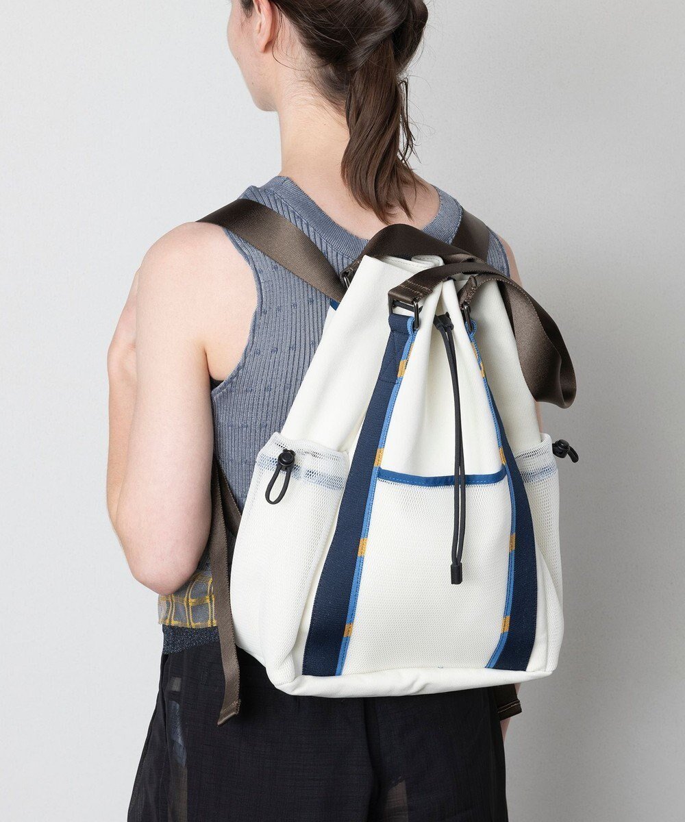 【トリコテ/Tricote】の【2WAY】ポケットメッシュトート / リュック 人気、トレンドファッション・服の通販 founy(ファニー) ファッション Fashion レディースファッション Fashion for Women バッグ Bags スタイリッシュ Stylish, Fashionable タオル Towel, Bath Towel ベーシック Basic, Essential ポケット Pocket, Pocket Detail ラッセル Raschel, Raschel Lace リュック Backpack, Rucksack other-1|ID: prp329100004669376 ipo3291000000033761545