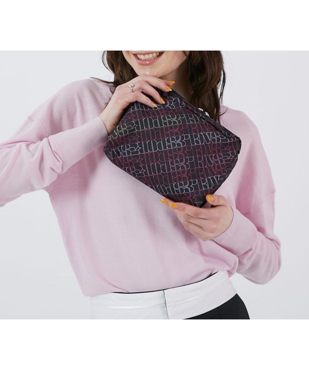 【レスポートサック/LeSportsac】のEXTRA LARGE RECTANGULAR COSMETIC/ネオンタイポグラフィ 人気、トレンドファッション・服の通販 founy(ファニー) 　ファッション　Fashion　レディースファッション　Fashion for Women　ミニ財布・二つ折り財布　Wallets & Card Cases　ポーチ&ミニバッグ　Pouches & Mini Bags　おすすめ　Recommended / Our Picks　ダブル　Double, Double-Breasted　ポケット　Pocket, Pocket Detail　ポーチ　Pouch, Small Case　手帳　Planner, Notebook　旅行　Travel　財布　Wallet, Purse　 other-1|ID: prp329100004669409 ipo3291000000033761633