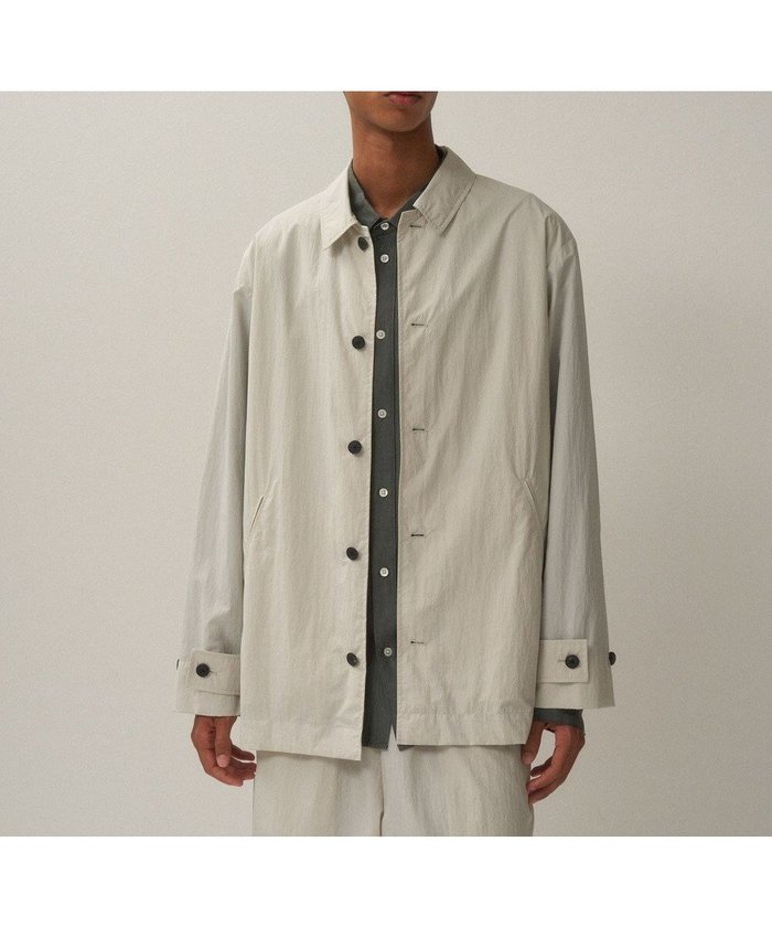 【エイトン/ATON】のTRAVEL NYLON カバーオール - UNISEX インテリア・キッズ・メンズ・レディースファッション・服の通販 founy(ファニー) https://founy.com/ ファッション Fashion レディースファッション Fashion for Women アウター Coat / Outerwear Collection レディースジャケット・軽アウター Jackets 春 Spring コンパクト Compact, Small Size 軽量 Lightweight, Ultra Light ジャケット Jacket, Outerwear タフタ Taffeta, Structured Fabric ハーフ Half, Half-Length ブルゾン Blouson, Bomber Jacket ポケット Pocket, Pocket Detail ユニセックス Unisex, Genderless S/S・春夏 SS, Spring/Summer, Warm Season 夏 Summer 旅行 Travel |ID: prp329100004669410 ipo3291000000033761635