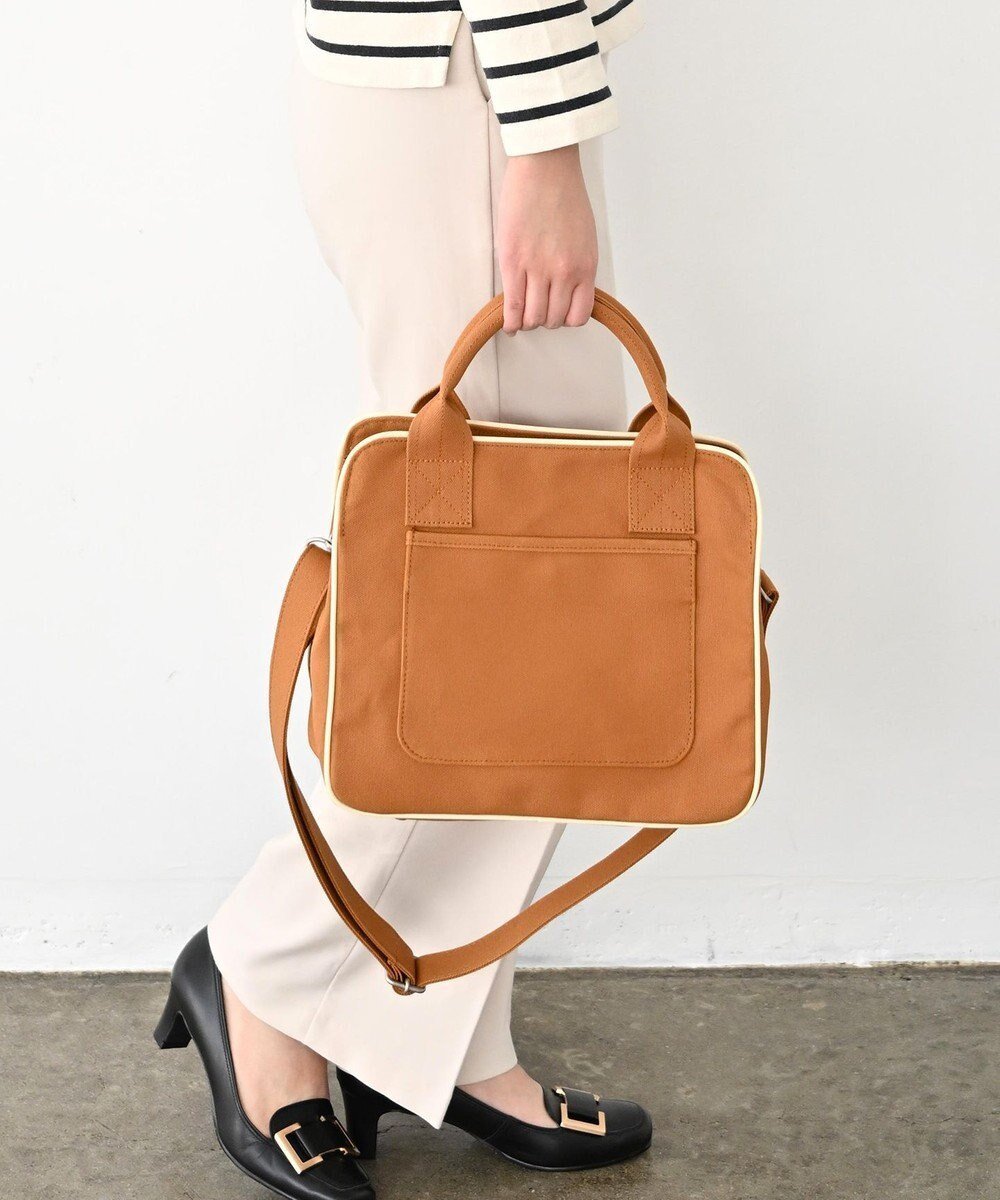 【ユーシ/YUSHI】のARLE - 2WAY SHOULDER 帆布手さげ ショルダーバッグ 人気、トレンドファッション・服の通販 founy(ファニー) 　ファッション　Fashion　レディースファッション　Fashion for Women　バッグ　Bags　ショルダー　Shoulder, Shoulder Strap　シンプル　Simple, Minimal　トレンド　Trend, Trending Now　定番　Standard, Basic Item　人気　Popular, Best Seller　パイピング　Piping, Trim Design　フィット　Fit, Slim Fit　フラップ　Flap, Flap Pocket　ボストンバッグ　Boston Bag, Retro Bag　ポケット　Pocket, Pocket Detail　日本製　Made In Japan　ビジネス 仕事 通勤　Business / Work / Commuting　 other-1|ID: prp329100004669415 ipo3291000000033761655