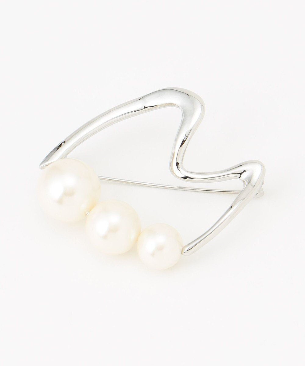 【アイシービー/iCB】のパールラインブローチ インテリア・キッズ・メンズ・レディースファッション・服の通販 founy(ファニー) ファッション Fashion レディースファッション Fashion for Women おすすめ Recommended / Our Picks アクセサリー Fashion Accessories セレモニー Ceremony パール Pearl, Pearl Accent ブローチ Brooch, Pin Brooch メタル Metal, Metal Parts エレガント 上品 Elegant シルバー系|ID: prp329100004669449 ipo3291000000033761785