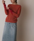 【グレース コンチネンタル/GRACE CONTINENTAL】のシアーアセテートカットトップ 人気、トレンドファッション・服の通販 founy(ファニー) ファッション Fashion レディースファッション Fashion for Women トップス・カットソー Cut & Sew Tops シャツ・ブラウス・オフィスカジュアル Elegant Blouses & Button-Ups ロングTシャツ・Tシャツ Longline T-Shirts & Tees カットソー・ベーシックTシャツ Cut-and-Sewn Tops / Stretch Tees & Basics インナー Innerwear オレンジ Orange カットソー Cut and Sewn Top カーディガン Cardigan, Knitwear シアー Sheer, See-Through ジャケット Jacket, Outerwear 夏 Summer 春 Spring S/S・春夏 SS, Spring/Summer, Warm Season thumbnail オレンジ|ID: prp329100004669459 ipo3291000000033761821