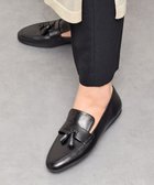 【インター ショシュール/INTER-CHAUSSURES】の【FABIO RUSCONI】フラットヒールタッセルローファー ブラック|ID: prp329100004669469 ipo3291000000033761852