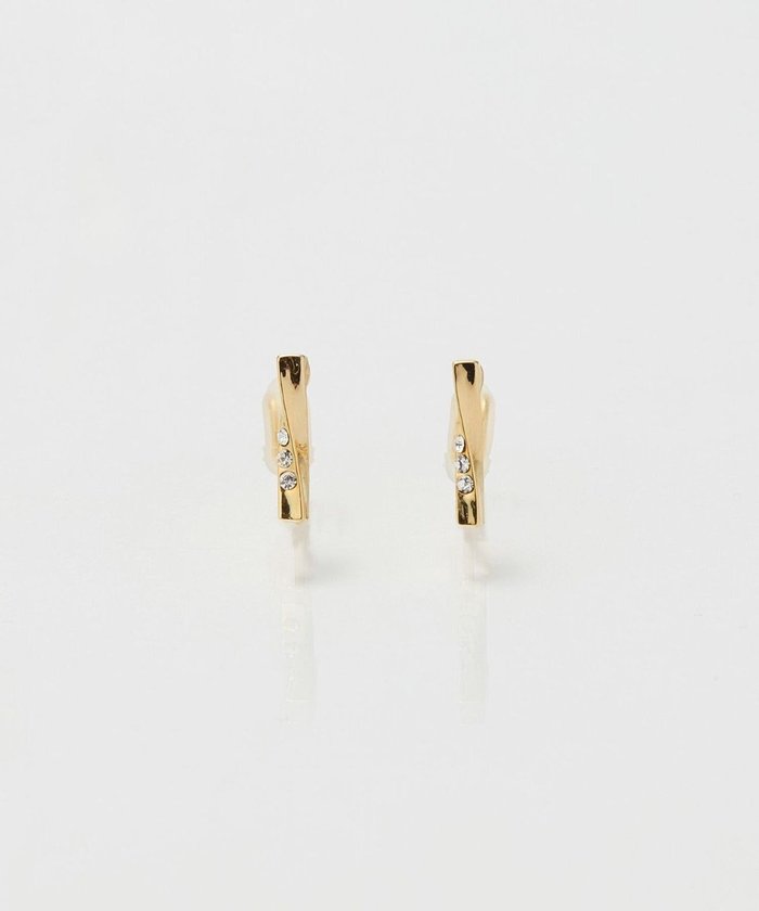 【フィービィー/phoebe】の【金属アレルギー対応】【痛くないシリーズ】ツイストバービジューライトフィットイヤリング ゴールド インテリア・キッズ・メンズ・レディースファッション・服の通販 founy(ファニー) https://founy.com/ ファッション Fashion レディースファッション Fashion for Women ジュエリー Jewelry ファッションリング Fashion Rings イヤリング・フープ・ドロップタイプ Hoop, Drop & Clip Earrings おすすめ Recommended / Our Picks アクセサリー Fashion Accessories イヤリング Earrings ツイスト Tweed, Tweed Fabric ビジュー Bijou, Jewel-like Accent モチーフ Motif, Design Theme 軽量 Lightweight, Ultra Light |ID: prp329100004669480 ipo3291000000035845537