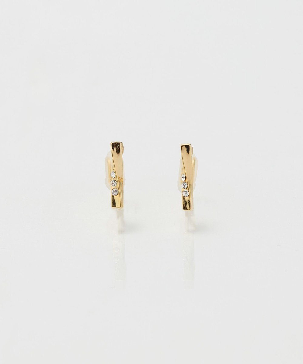 【フィービィー/phoebe】の【金属アレルギー対応】【痛くないシリーズ】ツイストバービジューライトフィットイヤリング ゴールド 人気、トレンドファッション・服の通販 founy(ファニー) ファッション Fashion レディースファッション Fashion for Women ジュエリー Jewelry ファッションリング Fashion Rings イヤリング・フープ・ドロップタイプ Hoop, Drop & Clip Earrings おすすめ Recommended / Our Picks アクセサリー Fashion Accessories イヤリング Earrings ツイスト Tweed, Tweed Fabric ビジュー Bijou, Jewel-like Accent モチーフ Motif, Design Theme 軽量 Lightweight, Ultra Light other-1|ID: prp329100004669480 ipo3291000000035845537