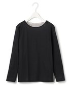 【アイシービー/iCB】の【洗える】46Gハンドレッドジャージー プルオーバー 人気、トレンドファッション・服の通販 founy(ファニー) ファッション Fashion レディースファッション Fashion for Women トップス・カットソー Cut & Sew Tops シャツ・ブラウス・オフィスカジュアル Elegant Blouses & Button-Ups ロングTシャツ・Tシャツ Longline T-Shirts & Tees カジュアルプルオーバー・ニットトップス Pullovers & Knit Tops / Casual Pullovers カットソー・ベーシックTシャツ Cut-and-Sewn Tops / Stretch Tees & Basics 春 Spring 洗える Machine Washable カットソー Cut and Sewn Top シアー Sheer, See-Through ストレッチ Stretch, Stretchy Fabric スリーブ Sleeve, Long Sleeve / Short Sleeve フィット Fit, Slim Fit ロング Long, Long-Length S/S・春夏 SS, Spring/Summer, Warm Season 夏 Summer エレガント 上品 Elegant 2025年 2025 2025春夏・S/S Spring/Summer 2025 SS25 thumbnail ブラック×クリーム系|ID: prp329100004669492 ipo3291000000033761915