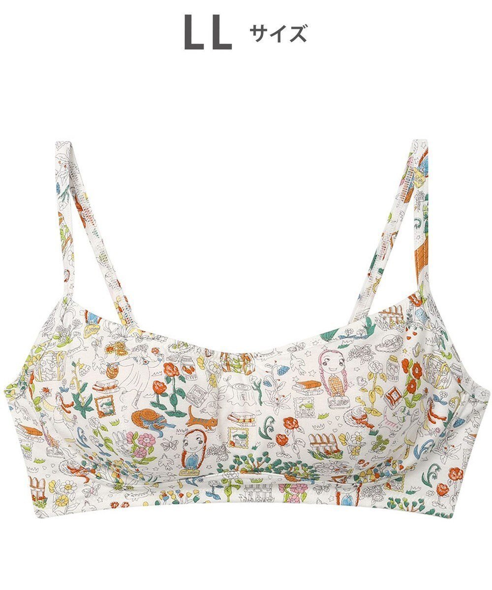 【ツモリチサト スリープ/tsumori chisato SLEEP】のツモリチサト ブラジャー ノンワイヤーブラ 綿100%(パッド受け) ストラップ長さ調整可能 UBX534 /ワコール インテリア・キッズ・メンズ・レディースファッション・服の通販 founy(ファニー) ファッション Fashion レディースファッション Fashion for Women ストレッチ Stretch, Stretchy Fabric パジャマ Pajamas, Sleepwear ブラジャー Bra, Lingerie ラップ Wrap, Wrap Design アイボリー|ID: prp329100004669501 ipo3291000000033761943