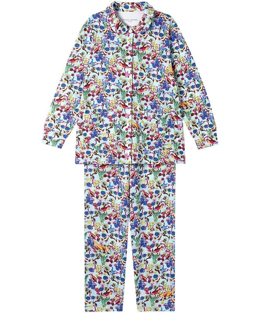 【ツモリチサト スリープ/tsumori chisato SLEEP】のツモリチサト パジャマ 長袖 長ズボン 綿100%(本体) UDX536 /ワコール インテリア・キッズ・メンズ・レディースファッション・服の通販 founy(ファニー) 　ファッション　Fashion　レディースファッション　Fashion for Women　トップス・カットソー　Cut & Sew Tops　なめらか　Smooth, Silky Texture　パジャマ　Pajamas, Sleepwear　ボトム　Bottoms, Lower Wear　長袖　Long Sleeve, Full Sleeve　サックス|ID: prp329100004669514 ipo3291000000033761987
