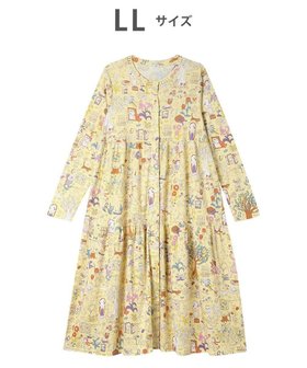 【ツモリチサト スリープ/tsumori chisato SLEEP】のツモリチサト ルームウエア ワンピース 長袖 綿100%(本体) ロング丈(ふくらはぎ付近) UNX533 /ワコール 人気、トレンドファッション・服の通販 founy(ファニー) ファッション Fashion レディースファッション Fashion for Women ワンピース Dresses パジャマ Pajamas, Sleepwear ポケット Pocket, Pocket Detail ロング Long, Long-Length 長袖 Long Sleeve, Full Sleeve |ID:prp329100004669523