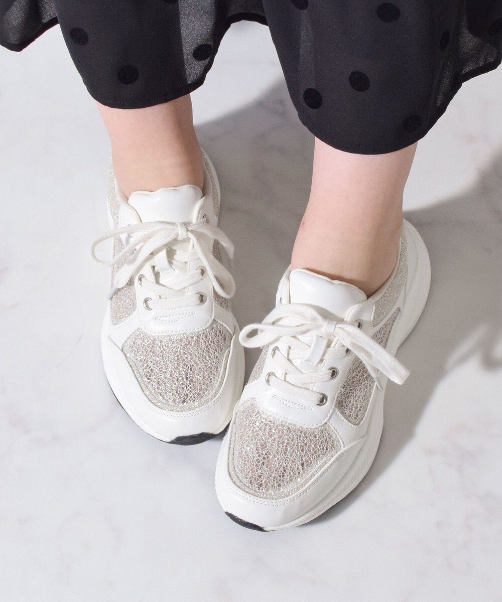 【ブリジット バーキン/Bridget Birkin】の【Bridget Birkin】ラメレーススニーカー 人気、トレンドファッション・服の通販 founy(ファニー) ファッション Fashion レディースファッション Fashion for Women スニーカー Sneakers, Trainers ループ Loop, Loop Knit レース Lace, Lace Fabric other-1|ID: prp329100004669527 ipo3291000000033762029