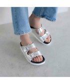 【モード エ ジャコモ/MODE ET JACOMO】のcarino 厚底ビジューバックルサンダル シルバー|ID: prp329100004669538 ipo3291000000034595080