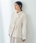 【イェッカ ヴェッカ/YECCA VECCA】のツイードペプラムジレ Off White|ID: prp329100004669556 ipo3291000000033762132