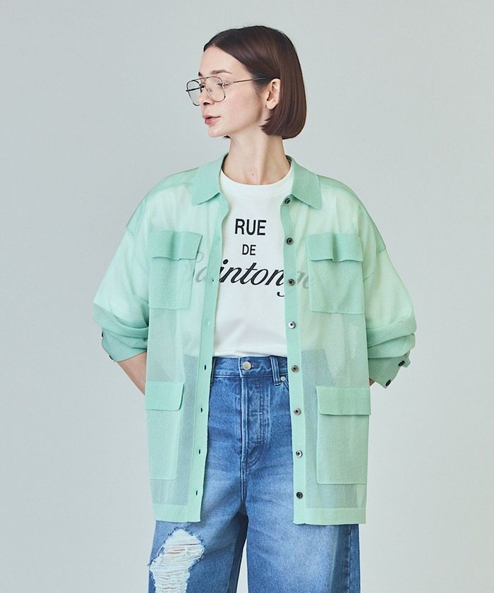 【グレース コンチネンタル/GRACE CONTINENTAL】のカバーオールシアージャケット インテリア・キッズ・メンズ・レディースファッション・服の通販 founy(ファニー) https://founy.com/ ファッション Fashion レディースファッション Fashion for Women アウター Coat / Outerwear Collection レディースジャケット・軽アウター Jackets おすすめ Recommended / Our Picks シアー Sheer, See-Through ポケット Pocket, Pocket Detail リラックス Relax, Relaxed Fit エレガント 上品 Elegant 夏 Summer 春 Spring S/S・春夏 SS, Spring/Summer, Warm Season |ID: prp329100004669559 ipo3291000000033762140
