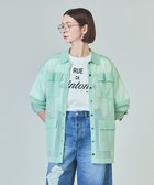 【グレース コンチネンタル/GRACE CONTINENTAL】のカバーオールシアージャケット ミント|ID: prp329100004669559 ipo3291000000033762141