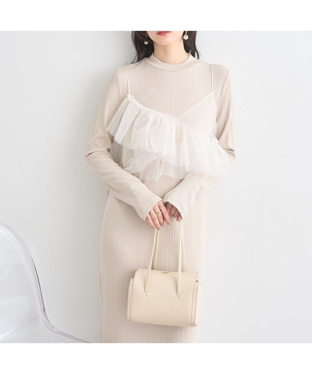 【アースミュージックアンドエコロジー/earth music&ecology】のSET2点アシメチュールビスチェ+ワンピース インテリア・キッズ・メンズ・レディースファッション・服の通販 founy(ファニー) ファッション Fashion レディースファッション Fashion for Women ワンピース Dresses スリット Slit, Slit Detail ビスチェ Bustier, Corset Top フィット Fit, Slim Fit ベーシック Basic, Essential ポケット Pocket, Pocket Detail 夏 Summer 春 Spring S/S・春夏 SS, Spring/Summer, Warm Season Beige|ID: prp329100004669569 ipo3291000000033762184