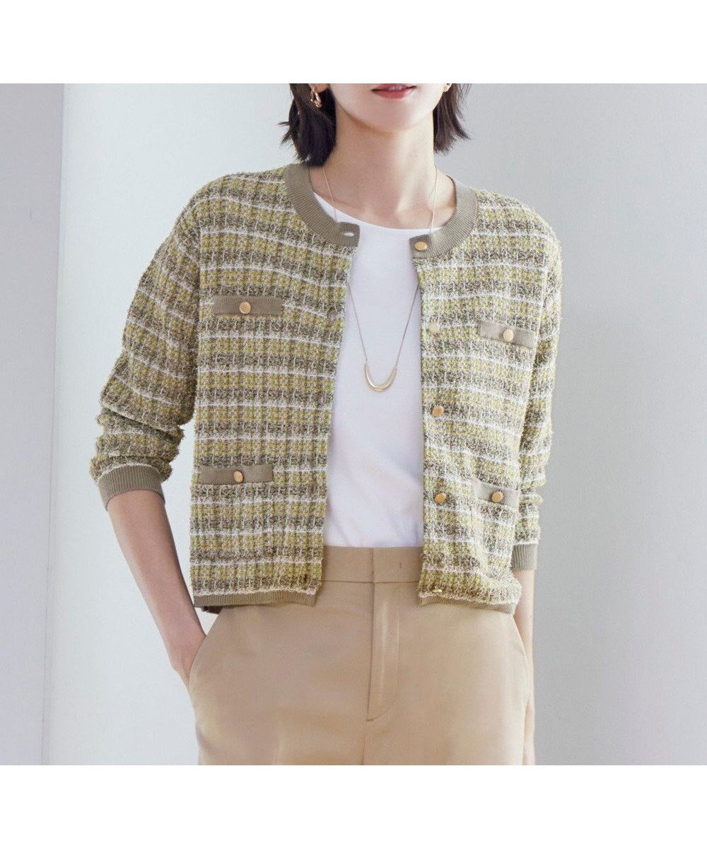 【自由区/JIYU-KU】の【洗える】カラーミックスツイードニット カーディガン インテリア・キッズ・メンズ・レディースファッション・服の通販 founy(ファニー) ファッション Fashion レディースファッション Fashion for Women トップス・カットソー Cut & Sew Tops ニット Knit Tops & Sweaters カーディガン・羽織り Layered Style Cardigans カラフル Colorful Design カーディガン Cardigan, Knitwear コンパクト Compact, Small Size ジャケット Jacket, Outerwear フレア Flare, Flared ポケット Pocket, Pocket Detail ミックス Mix, Mixed Style ワイド Wide, Wide Fit 夏 Summer 春 Spring S/S・春夏 SS, Spring/Summer, Warm Season 洗える Machine Washable シトロン系|ID: prp329100004669572 ipo3291000000033762193