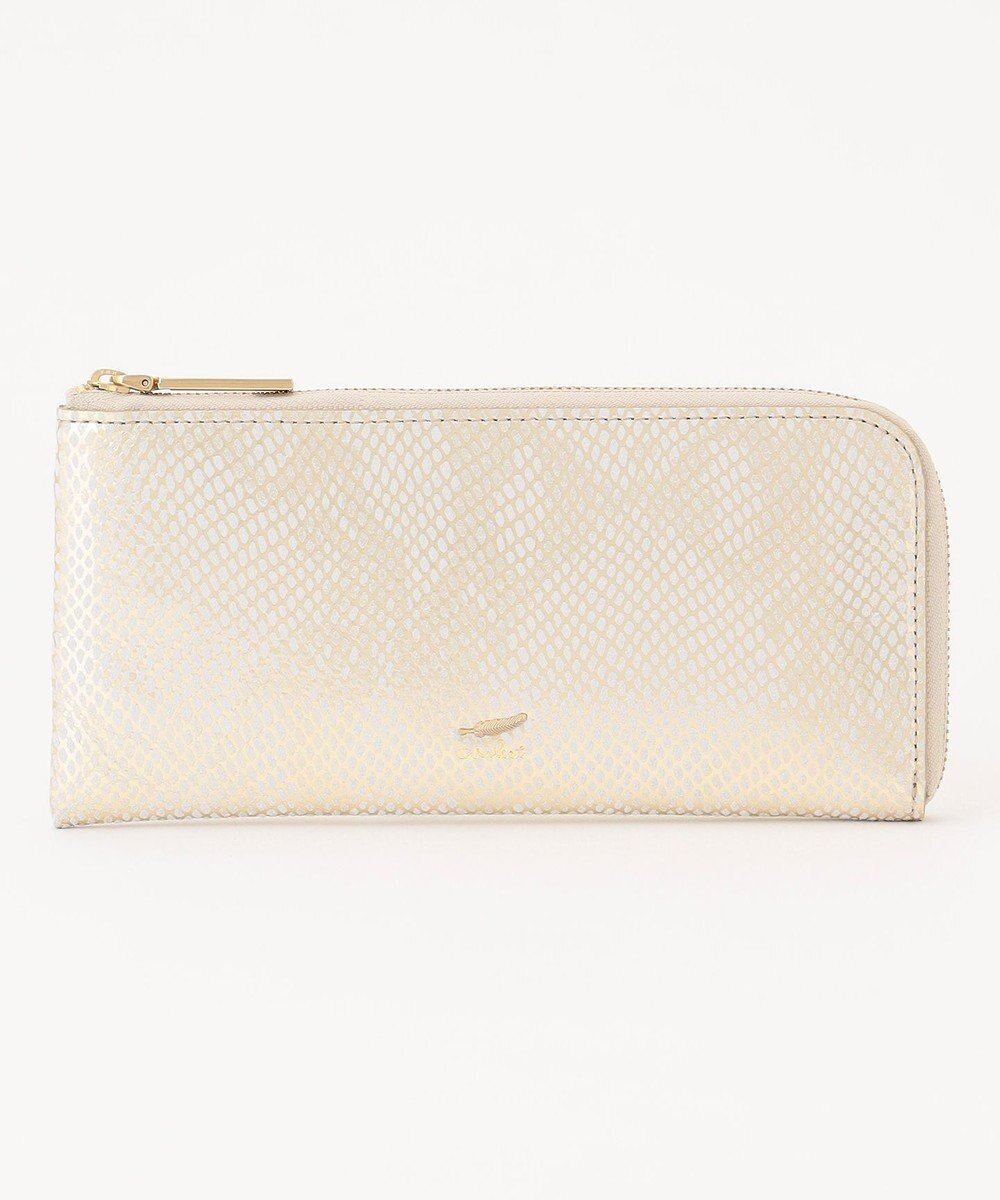 【エアリスト/airlist】のLファスナー長財布 Neferネフィル インテリア・キッズ・メンズ・レディースファッション・服の通販 founy(ファニー) ファッション Fashion レディースファッション Fashion for Women ミニ財布・二つ折り財布 Wallets & Card Cases エレガント 上品 Elegant コンパクト Compact, Small Size 軽量 Lightweight, Ultra Light 財布 Wallet, Purse ポケット Pocket, Pocket Detail モチーフ Motif, Design Theme おすすめ Recommended / Our Picks ゴールド×ホワイト|ID: prp329100004669577 ipo3291000000033762217