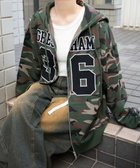 【ウィゴー/WEGO】のナンバリングビッグジップパーカー 柄1|ID: prp329100004669804 ipo3291000000033763967