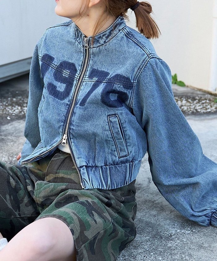 【ウィゴー/WEGO】のデニムショートバイカーブルゾン インテリア・キッズ・メンズ・レディースファッション・服の通販 founy(ファニー) https://founy.com/ ファッション Fashion レディースファッション Fashion for Women アウター Coat / Outerwear Collection レディースジャケット・軽アウター Jackets ブルゾンジャケット・スポーティアウター Blouson Jackets デニムジャケット / カジュアルアウター Denim Jackets 春 Spring 今季 This Season, Current Season ショート Short, Short Length ジップ Zip, Zipper ジャケット Jacket, Outerwear スポーティ Sporty, Casual Athletic スマホ Smartphone, Mobile Device セットアップ Set-Up, Coordinated Outfit デニム Denim, Jeans Material トレンド Trend, Trending Now ハーフ Half, Half-Length フロント Front, Front Design ブルゾン Blouson, Bomber Jacket S/S・春夏 SS, Spring/Summer, Warm Season おすすめ Recommended / Our Picks 夏 Summer |ID: prp329100004669805 ipo3291000000033763968