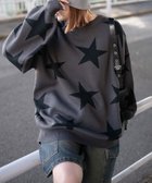 【ウィゴー/WEGO】のスタージャガードニットプルオーバー ダークグレー|ID: prp329100004669809 ipo3291000000033763982