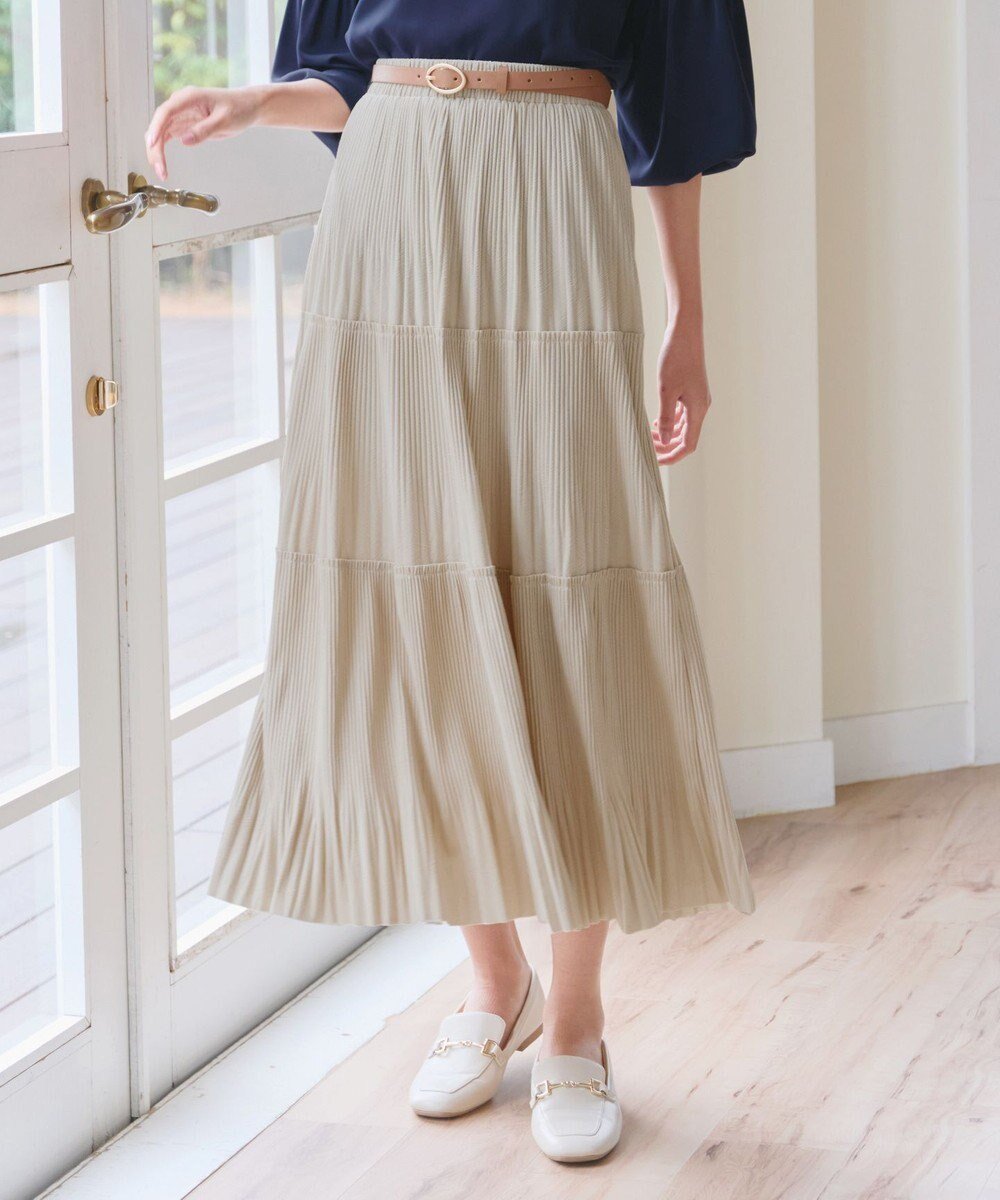 【ティアクラッセ/Tiaclasse】の【洗える】ベロアプリーツスカート 人気、トレンドファッション・服の通販 founy(ファニー) 　ファッション　Fashion　レディースファッション　Fashion for Women　スカート　Skirts　プリーツスカート / 上品フェミニンスタイル　Pleated Skirts　アクセサリー　Fashion Accessories　ウォッシャブル　Machine Washable　春　Spring　洗える　Machine Washable　秋　Autumn　カーディガン　Cardigan, Knitwear　シンプル　Simple, Minimal　チュニック　Tunic, Long Top　ティアード　Tiered, Tiered Style　トレンド　Trend, Trending Now　プリーツ　Pleats, Pleated　ベロア　Velour, Soft Velvet　ポケット　Pocket, Pocket Detail　ランダム　Random, Irregular　ロング　Long, Long-Length　楽ちん　Easy Fit, Comfortable　冬　Winter / This Winter　S/S・春夏　SS, Spring/Summer, Warm Season　再入荷　Restock / Back in Stock　おすすめ　Recommended / Our Picks　夏　Summer　エレガント 上品　Elegant　新作・新入荷　New Arrivals / New In　 other-1|ID: prp329100004669825 ipo3291000000033764044