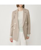 【グレース コンチネンタル/GRACE CONTINENTAL】のリネンライクダブルジャケット ベージュ|ID: prp329100004669837 ipo3291000000033764087