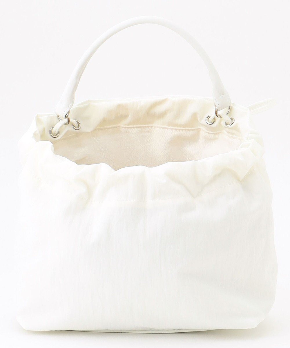 【ベイジ,/BEIGE,】の【一部店舗限定】MARY AL TERNA / WRING ワンハンドルミニバック インテリア・キッズ・メンズ・レディースファッション・服の通販 founy(ファニー) 　ファッション　Fashion　レディースファッション　Fashion for Women　バッグ　Bags　巾着　Drawstring Bag, Kinchaku　スマート　Smart, Elegant　ポケット　Pocket, Pocket Detail　旅行　Travel　White|ID: prp329100004669862 ipo3291000000033764169