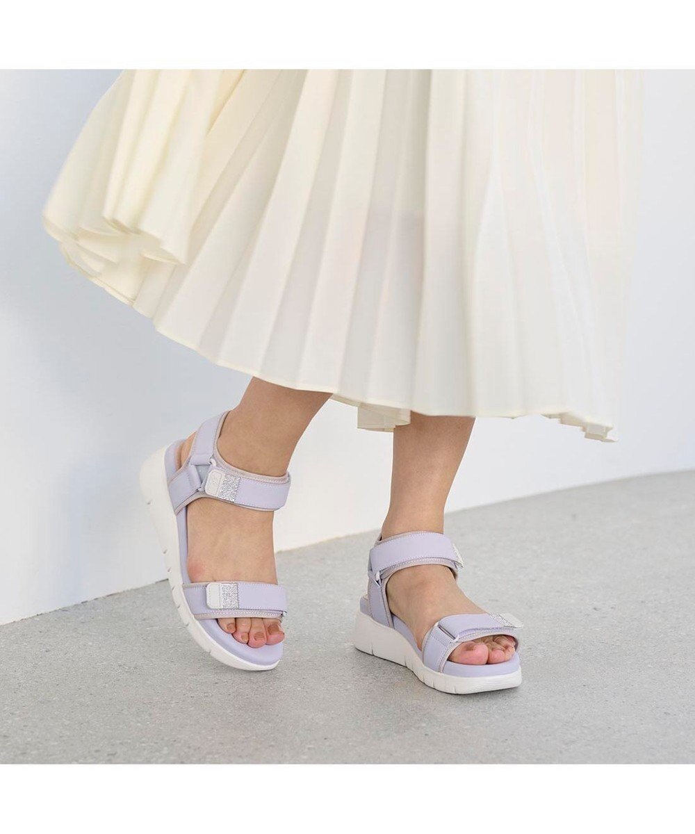 【リズ ラフィーネ/Riz raffinee】のRiz raffinee スポーツサンダル インテリア・キッズ・メンズ・レディースファッション・服の通販 founy(ファニー) 　ファッション　Fashion　レディースファッション　Fashion for Women　スポーツウェア　Functional & Stylish Sportswear　サンダル&ミュール　Sandals & Mules　エレガント 上品　Elegant　オケージョン　Occasion Wear　厚底　Platform Shoes　春　Spring　クッション　Cushion, Throw Pillow　グリッター　Glitter, Sparkle　サンダル　Sandals, Summer Shoes　シンプル　Simple, Minimal　ストーン　Stone, Gem-Like　スポーツ　Sports, Activewear　トレンド　Trend, Trending Now　フェミニン　Feminine, Girly　ベーシック　Basic, Essential　S/S・春夏　SS, Spring/Summer, Warm Season　夏　Summer　旅行　Travel　セレモニー　Ceremony　卒業式　Graduation Ceremony　ビジネス 仕事 通勤　Business / Work / Commuting　2025年　2025　2025春夏・S/S　Spring/Summer 2025 SS25　ラベンダー|ID: prp329100004669882 ipo3291000000034595076
