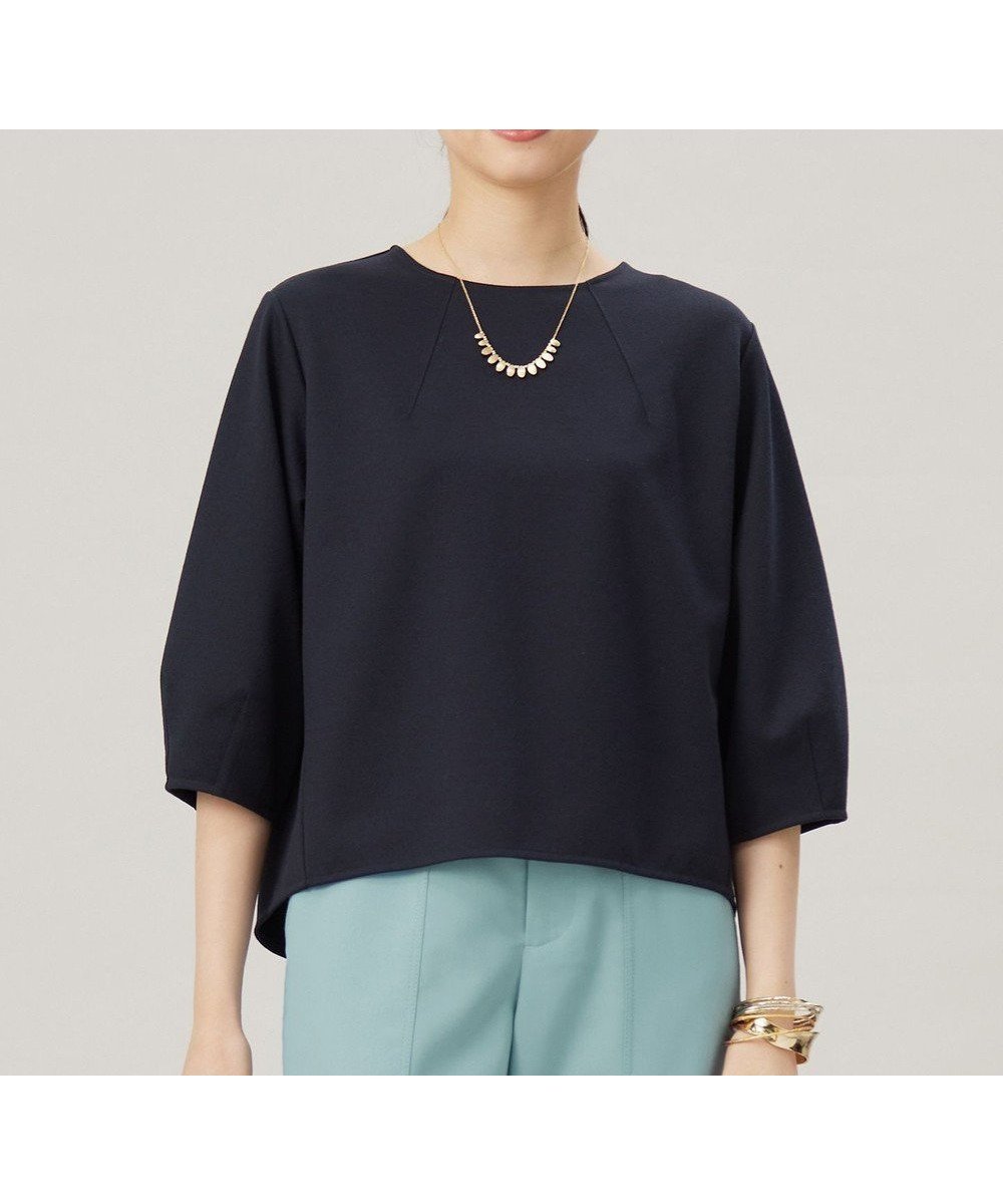 【自由区/JIYU-KU】の【セットアップ対応・洗える】ブークレダンボール カットソー 人気、トレンドファッション・服の通販 founy(ファニー) 　ファッション　Fashion　レディースファッション　Fashion for Women　トップス・カットソー　Cut & Sew Tops　シャツ・ブラウス・オフィスカジュアル　Elegant Blouses & Button-Ups　ロングTシャツ・Tシャツ　Longline T-Shirts & Tees　カットソー・ベーシックTシャツ　Cut-and-Sewn Tops / Stretch Tees & Basics　セットアップ　Matching Sets　レディーストップス・ブラウス　Tops & Blouses / Assorted Women's Tops　おすすめ　Recommended / Our Picks　カットソー　Cut and Sewn Top　シンプル　Simple, Minimal　ストレッチ　Stretch, Stretchy Fabric　スリーブ　Sleeve, Long Sleeve / Short Sleeve　セットアップ　Set-Up, Coordinated Outfit　バランス　Balance, Style Balance　エレガント 上品　Elegant　夏　Summer　春　Spring　S/S・春夏　SS, Spring/Summer, Warm Season　洗える　Machine Washable　 other-1|ID: prp329100004669886 ipo3291000000035591840