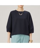 【自由区/JIYU-KU】の【セットアップ対応・洗える】ブークレダンボール カットソー ネイビー|ID: prp329100004669886 ipo3291000000035591843