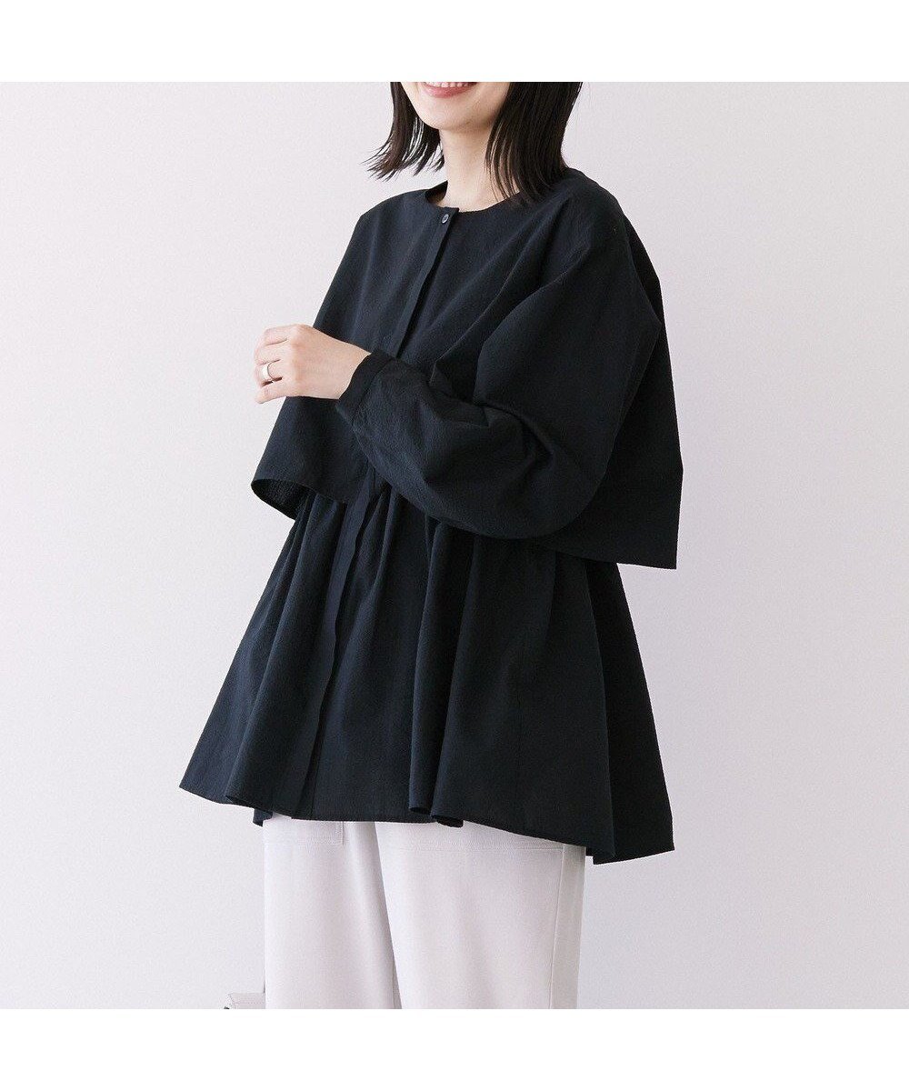 【アメリカンホリック/AMERICAN HOLIC】のサッカーティアードロングブラウス インテリア・キッズ・メンズ・レディースファッション・服の通販 founy(ファニー) 　ファッション　Fashion　レディースファッション　Fashion for Women　トップス・カットソー　Cut & Sew Tops　シャツ・ブラウス・オフィスカジュアル　Elegant Blouses & Button-Ups　おすすめ　Recommended / Our Picks　夏　Summer　春　Spring　S/S・春夏　SS, Spring/Summer, Warm Season　Black|ID: prp329100004669887 ipo3291000000033764278