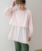 【アメリカンホリック/AMERICAN HOLIC】のサッカーティアードロングブラウス 人気、トレンドファッション・服の通販 founy(ファニー) ファッション Fashion レディースファッション Fashion for Women トップス・カットソー Cut & Sew Tops シャツ・ブラウス・オフィスカジュアル Elegant Blouses & Button-Ups おすすめ Recommended / Our Picks 夏 Summer 春 Spring S/S・春夏 SS, Spring/Summer, Warm Season thumbnail Pink|ID: prp329100004669887 ipo3291000000033764279