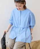 【アメリカンホリック/AMERICAN HOLIC】のサッカーティアードロングブラウス 人気、トレンドファッション・服の通販 founy(ファニー) ファッション Fashion レディースファッション Fashion for Women トップス・カットソー Cut & Sew Tops シャツ・ブラウス・オフィスカジュアル Elegant Blouses & Button-Ups おすすめ Recommended / Our Picks 夏 Summer 春 Spring S/S・春夏 SS, Spring/Summer, Warm Season thumbnail Blue|ID: prp329100004669887 ipo3291000000033764281