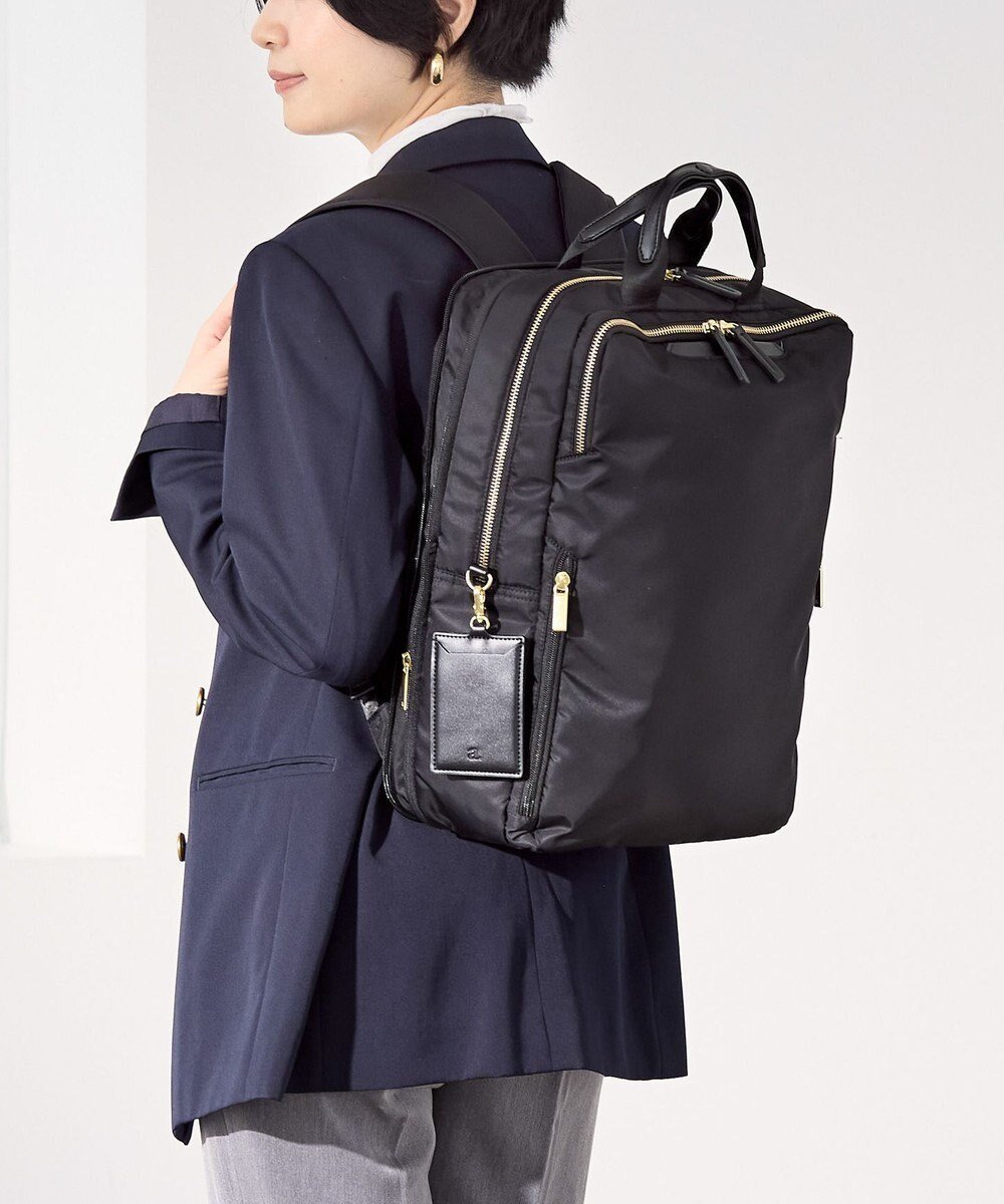 【エースバッグズアンドラゲッジ/ACE BAGS & LUGGAGE】のace. フィッテム レディースビジネスリュック エキスパンド A4 14.0インチPC 68684 エース インテリア・キッズ・メンズ・レディースファッション・服の通販 founy(ファニー) ファッション Fashion レディースファッション Fashion for Women バッグ Bags クッション Cushion, Throw Pillow コンパクト Compact, Small Size 傘 Umbrella, Parasol 抗菌 Antibacterial, Bacteria-Resistant 軽量 Lightweight, Ultra Light シンプル Simple, Minimal ストライプ Stripe, Striped Pattern スマート Smart, Elegant スリム Slim, Slim Fit スーツ Suit, Formalwear セットアップ Set-Up, Coordinated Outfit チェーン Chain, Chain Strap フィット Fit, Slim Fit フロント Front, Front Design ポケット Pocket, Pocket Detail リュック Backpack, Rucksack スーツケース キャリーケース Suitcase / Carry Case ビジネス 仕事 通勤 Business / Work / Commuting ブラック|ID: prp329100004669892 ipo3291000000033764301