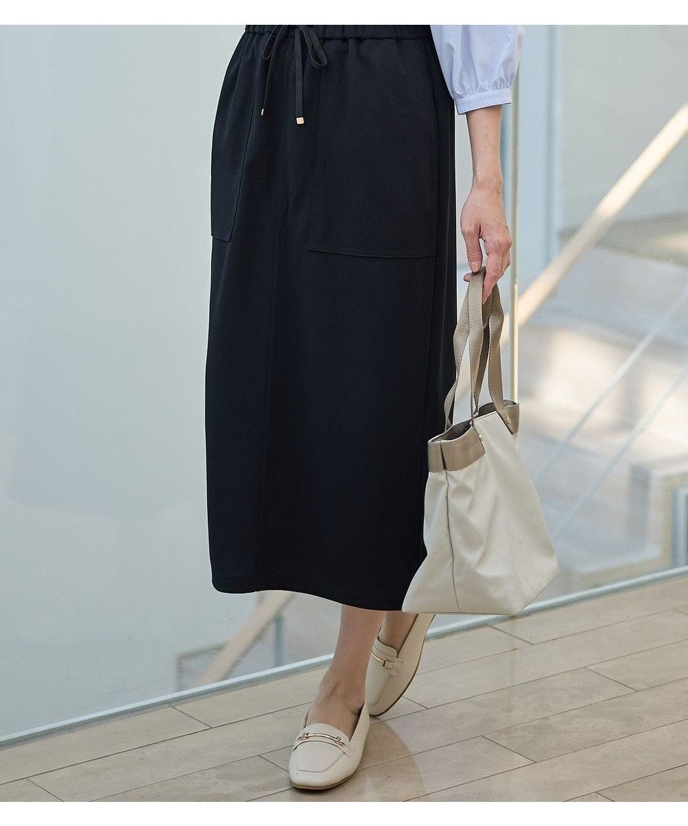 【エニー/ANY】のカットジョーゼットベイカースカート インテリア・キッズ・メンズ・レディースファッション・服の通販 founy(ファニー) 　ファッション　Fashion　レディースファッション　Fashion for Women　スカート　Skirts　シンプル　Simple, Minimal　ジョーゼット　Georgette, Semi-Sheer Fabric　ストレッチ　Stretch, Stretchy Fabric　フロント　Front, Front Design　夏　Summer　春　Spring　S/S・春夏　SS, Spring/Summer, Warm Season　ブラック|ID: prp329100004669899 ipo3291000000034609126