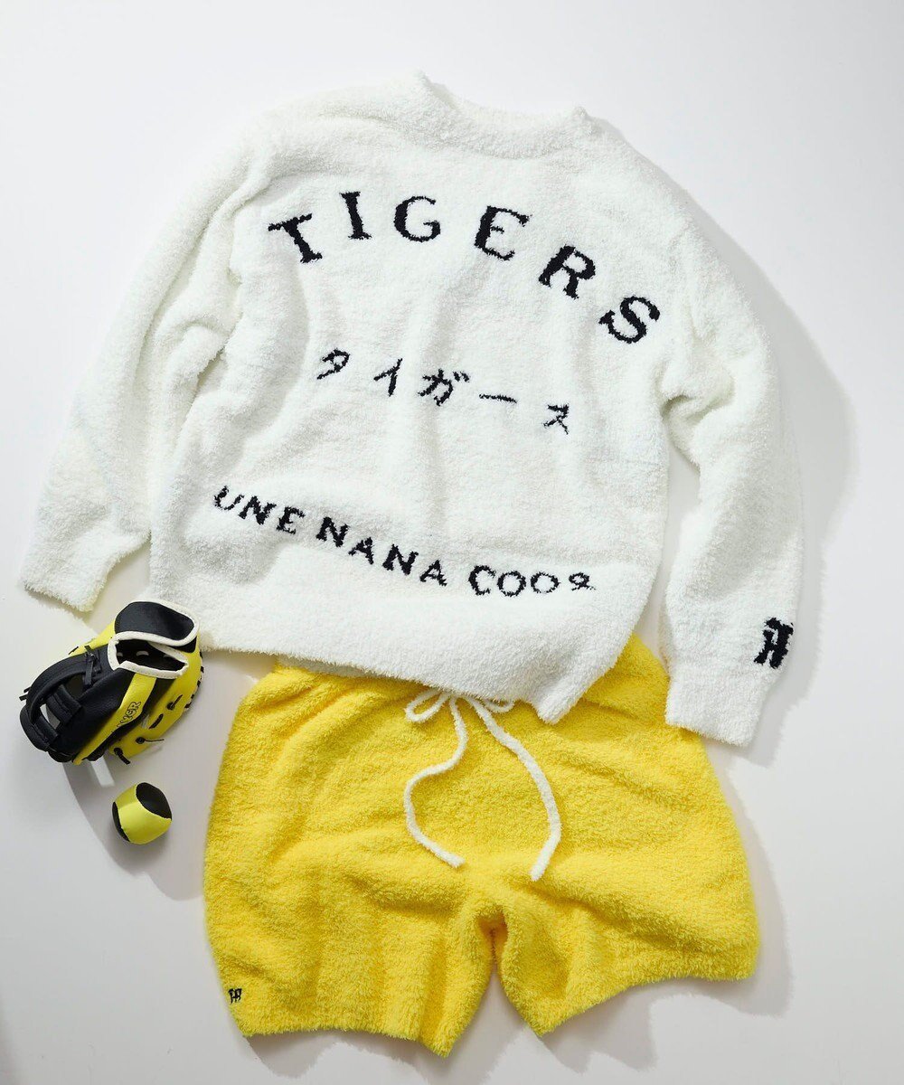 【ウンナナクール/une nana cool】のMADE WITH 阪神タイガース やわらかモフモフプルオーバー&ハーフパンツセット インテリア・キッズ・メンズ・レディースファッション・服の通販 founy(ファニー) 　ファッション　Fashion　レディースファッション　Fashion for Women　パンツ　Pants & Trousers　ショートパンツ・ハーフパンツ　High-Waisted & Relaxed Shorts　秋　Autumn　ハーフ　Half, Half-Length　IV|ID: prp329100004669900 ipo3291000000034788648