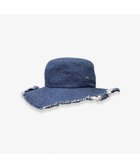 【林八百吉商店/HAYASHIYAOKICHI】のun chapeau デニムフリンジハット 人気、トレンドファッション・服の通販 founy(ファニー) ファッション Fashion レディースファッション Fashion for Women キャップ&ハット Hats & Caps ストライプ Stripe, Striped Pattern デニム Denim, Jeans Material フリンジ Fringe, Tassel 帽子 Hat, Headwear thumbnail ネイビー|ID: prp329100004669912 ipo3291000000033764372