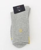 【23区 ゴルフ/NIJYUSANKU GOLF】の【WOMEN】カラーラインソックス 人気、トレンドファッション・服の通販 founy(ファニー) ファッション Fashion レディースファッション Fashion for Women ソックス&靴下 Socks & Hosiery レッグウェア・ストッキング Legwear & Hosiery アクリル Acrylic Material ソックス Socks, Hosiery レギュラー Regular, Standard Fit ワンポイント One Point, Statement Accent thumbnail ライトグレー系|ID: prp329100004669945 ipo3291000000033764486