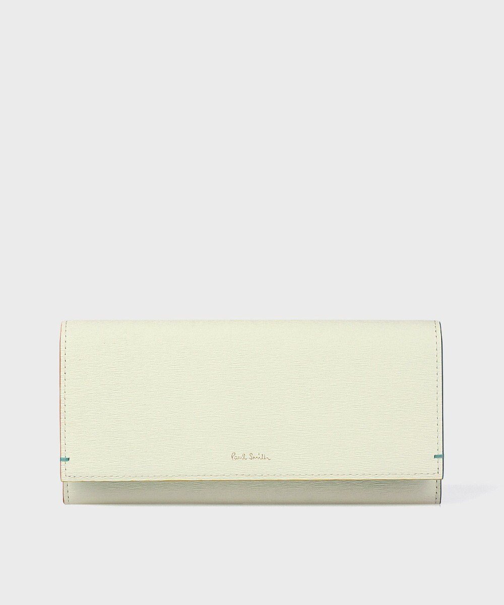 【ポール スミス/Paul Smith】のカラードエッジ 長財布 インテリア・キッズ・メンズ・レディースファッション・服の通販 founy(ファニー) 　ファッション　Fashion　レディースファッション　Fashion for Women　ミニ財布・二つ折り財布　Wallets & Card Cases　財布　Wallet, Purse　プリント　Print, Printed Pattern　ポケット　Pocket, Pocket Detail　ライトグリーン|ID: prp329100004669950 ipo3291000000033764503