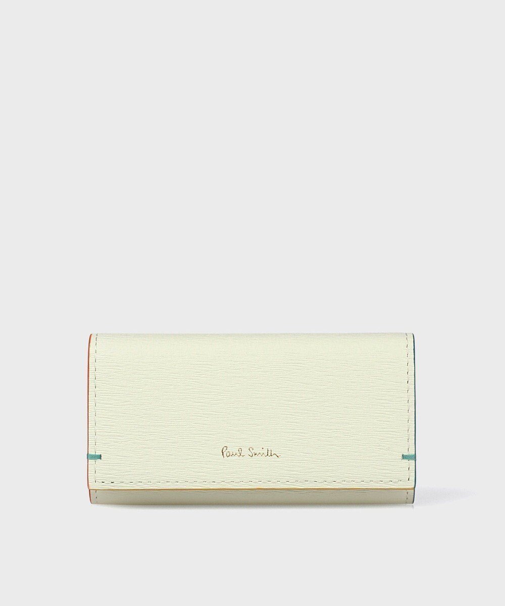 【ポール スミス/Paul Smith】のカラードエッジ キーケース インテリア・キッズ・メンズ・レディースファッション・服の通販 founy(ファニー) 　ファッション　Fashion　レディースファッション　Fashion for Women　ミニ財布・二つ折り財布　Wallets & Card Cases　アクセサリー　Fashion Accessories　財布　Wallet, Purse　プリント　Print, Printed Pattern　ポケット　Pocket, Pocket Detail　ライトグリーン|ID: prp329100004669953 ipo3291000000033764515