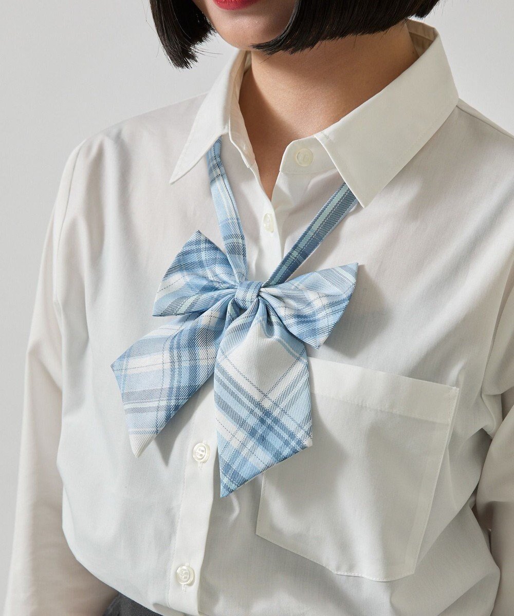 【ウィゴー/WEGO】の【SCHOOLITEM】チェックスクールリボン インテリア・キッズ・メンズ・レディースファッション・服の通販 founy(ファニー) 　ファッション　Fashion　レディースファッション　Fashion for Women　スーツ　Business Suits & Workwear　おすすめ　Recommended / Our Picks　スマホ　Smartphone, Mobile Device　スーツ　Suit, Formalwear　チェック　Check, Plaid, Tartan　リボン　Ribbon, Bow　人気　Popular, Best Seller　ブルーチェック1|ID: prp329100004669956 ipo3291000000034388716
