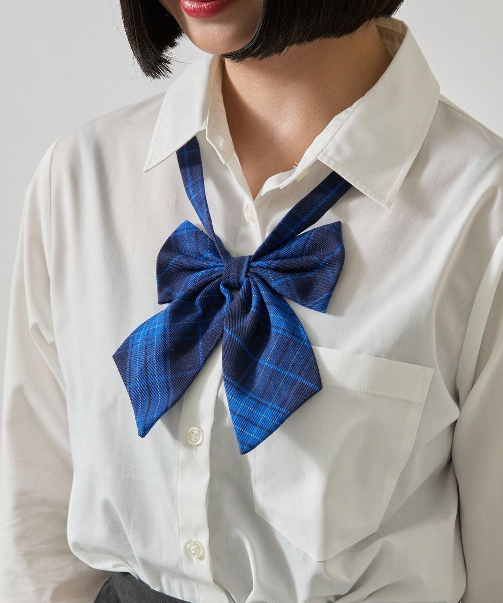 【ウィゴー/WEGO】の【SCHOOLITEM】チェックスクールリボン インテリア・キッズ・メンズ・レディースファッション・服の通販 founy(ファニー) 　ファッション　Fashion　レディースファッション　Fashion for Women　スーツ　Business Suits & Workwear　おすすめ　Recommended / Our Picks　スマホ　Smartphone, Mobile Device　スーツ　Suit, Formalwear　チェック　Check, Plaid, Tartan　リボン　Ribbon, Bow　人気　Popular, Best Seller　ブルーチェック2|ID: prp329100004669956 ipo3291000000034388718