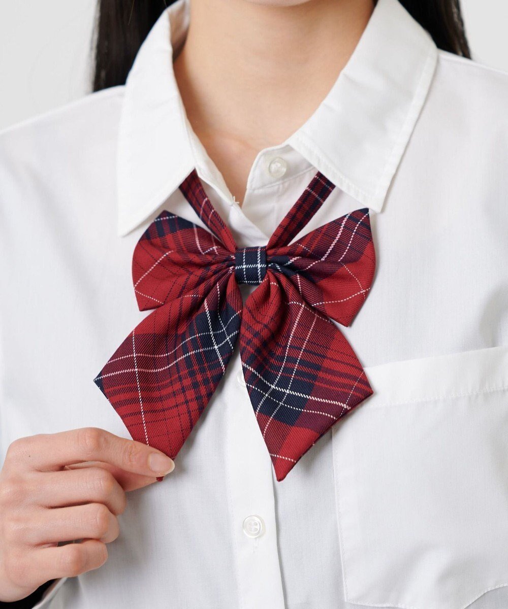 【ウィゴー/WEGO】の【SCHOOLITEM】チェックスクールリボン インテリア・キッズ・メンズ・レディースファッション・服の通販 founy(ファニー) 　ファッション　Fashion　レディースファッション　Fashion for Women　スーツ　Business Suits & Workwear　おすすめ　Recommended / Our Picks　スマホ　Smartphone, Mobile Device　スーツ　Suit, Formalwear　チェック　Check, Plaid, Tartan　リボン　Ribbon, Bow　人気　Popular, Best Seller　レッドチェック1|ID: prp329100004669956 ipo3291000000034388720