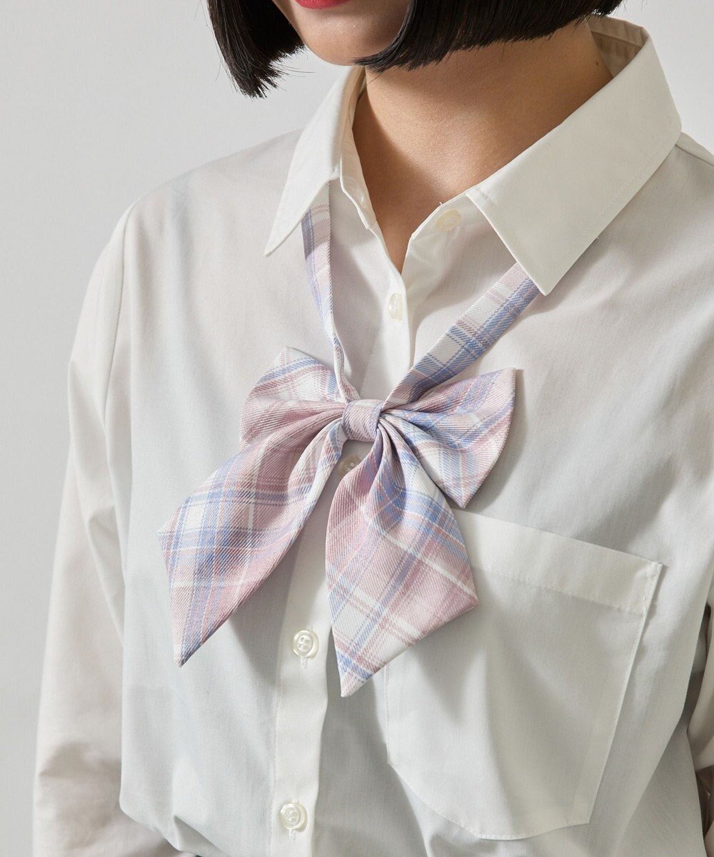 【ウィゴー/WEGO】の【SCHOOLITEM】チェックスクールリボン インテリア・キッズ・メンズ・レディースファッション・服の通販 founy(ファニー) 　ファッション　Fashion　レディースファッション　Fashion for Women　スーツ　Business Suits & Workwear　おすすめ　Recommended / Our Picks　スマホ　Smartphone, Mobile Device　スーツ　Suit, Formalwear　チェック　Check, Plaid, Tartan　リボン　Ribbon, Bow　人気　Popular, Best Seller　ホワイトチェック1|ID: prp329100004669956 ipo3291000000034388726