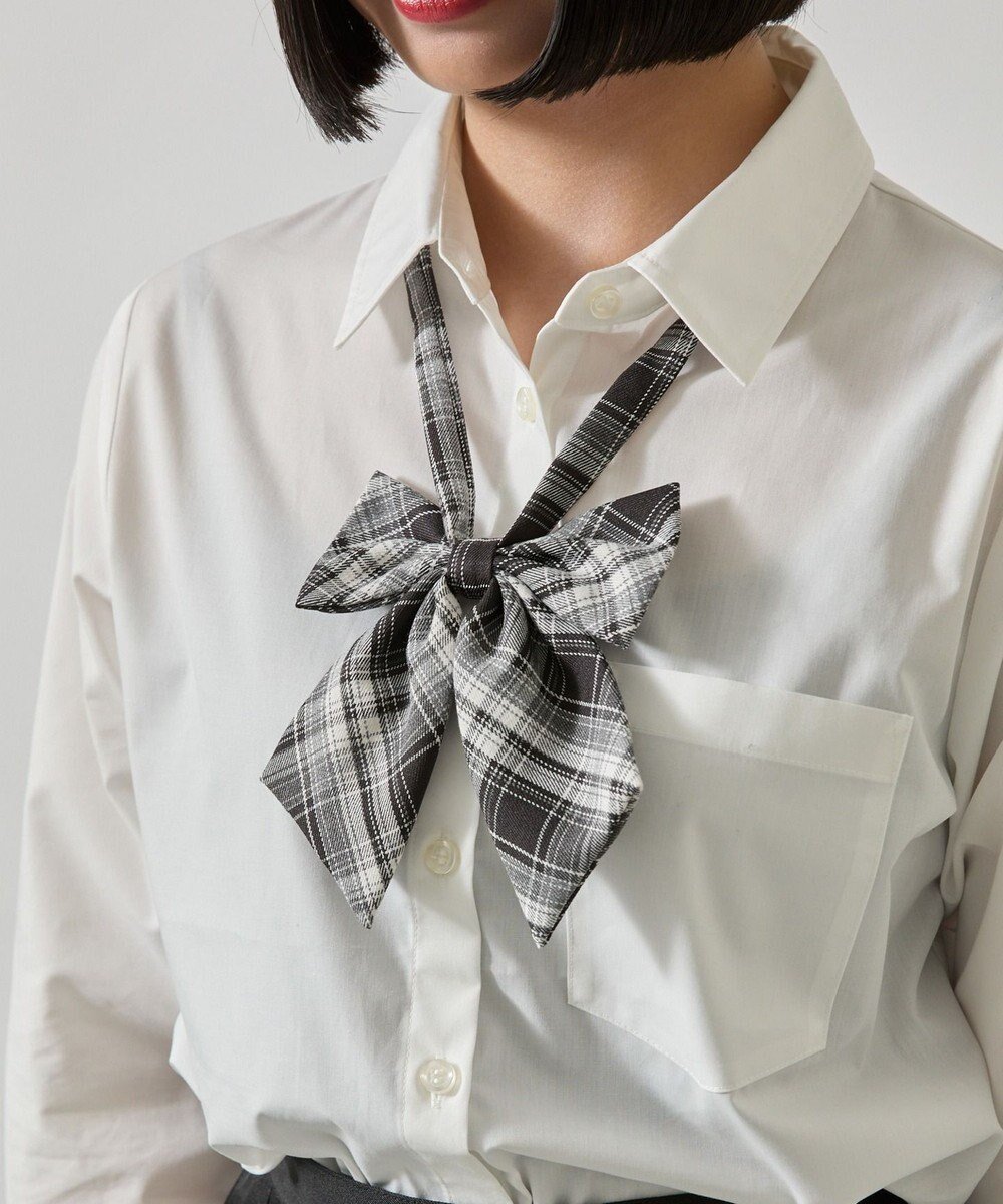 【ウィゴー/WEGO】の【SCHOOLITEM】チェックスクールリボン インテリア・キッズ・メンズ・レディースファッション・服の通販 founy(ファニー) 　ファッション　Fashion　レディースファッション　Fashion for Women　スーツ　Business Suits & Workwear　おすすめ　Recommended / Our Picks　スマホ　Smartphone, Mobile Device　スーツ　Suit, Formalwear　チェック　Check, Plaid, Tartan　リボン　Ribbon, Bow　人気　Popular, Best Seller　ブラックチェック1|ID: prp329100004669956 ipo3291000000034388732