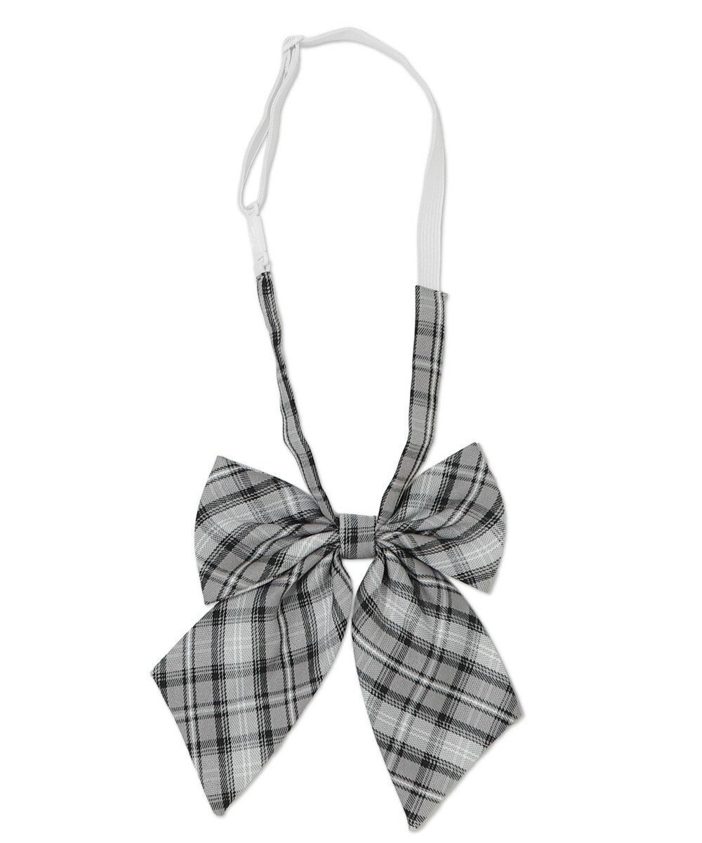 【ウィゴー/WEGO】の【SCHOOLITEM】チェックスクールリボン インテリア・キッズ・メンズ・レディースファッション・服の通販 founy(ファニー) 　ファッション　Fashion　レディースファッション　Fashion for Women　スーツ　Business Suits & Workwear　おすすめ　Recommended / Our Picks　スマホ　Smartphone, Mobile Device　スーツ　Suit, Formalwear　チェック　Check, Plaid, Tartan　リボン　Ribbon, Bow　人気　Popular, Best Seller　グレーチェック2|ID: prp329100004669956 ipo3291000000034425586