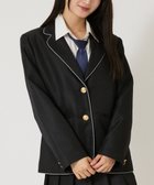 【ウィゴー/WEGO】の【SCHOOLITEM】スクールパイピングブレザー ブラック|ID: prp329100004669959 ipo3291000000033764561