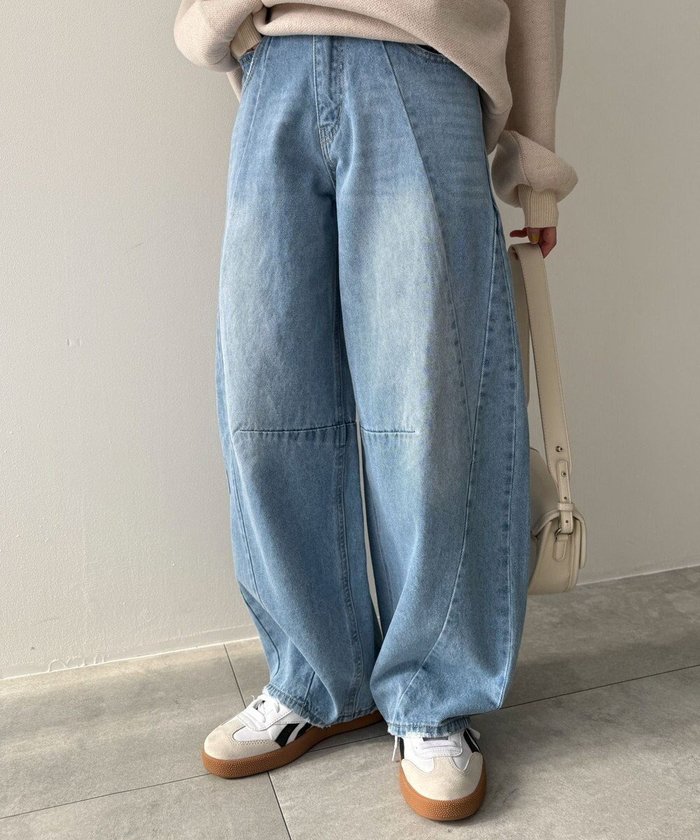 【ウィゴー/WEGO】のカーブラインバレルレッグデニムパンツ インテリア・キッズ・メンズ・レディースファッション・服の通販 founy(ファニー) https://founy.com/ ファッション Fashion レディースファッション Fashion for Women パンツ Pants & Trousers デニムパンツ・ジーンズ・美脚デニム Denim Jeans & Pants 春 Spring ショート Short, Short Length スマホ Smartphone, Mobile Device デニム Denim, Jeans Material トレンド Trend, Trending Now 定番 Standard, Basic Item S/S・春夏 SS, Spring/Summer, Warm Season プチプライス・低価格 Affordable / Budget Price おすすめ Recommended / Our Picks 夏 Summer |ID: prp329100004669965 ipo3291000000033764577